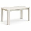Rechteckiger Esstisch aus MDF, Weiss, 120 x 75 x 75 cm